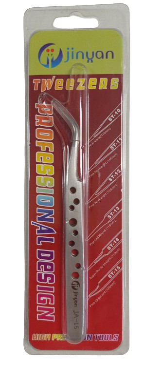 Tweezers Stainless Steel Curved Heavy Duty