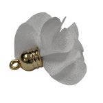Tassels 25mm Flowers White
