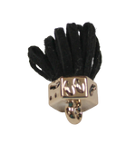 Tassels 25mm Hexagon Black