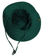 Cap Cricket Safari Style Round Brim Bottle Green