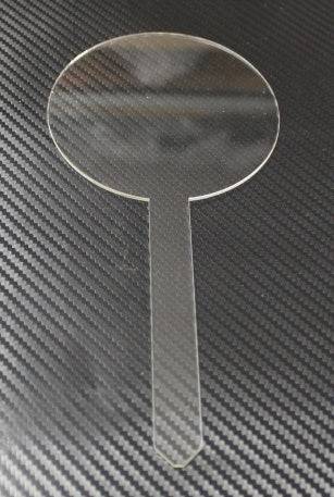 Cake Toppers Acrylic Perspex Round