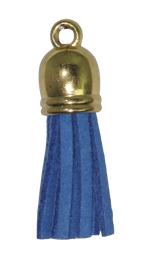 Tassels Gold 35mm Blue No 13