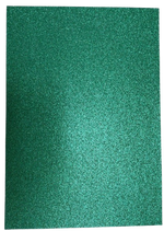 Cardstock Glitter Emerald Green A4 5pcs