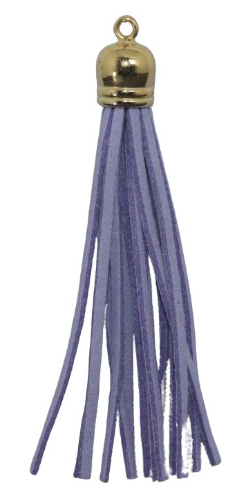 Tassels Gold 80mm Lilac No 10
