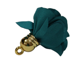 Tassels 25mm Flowers Petrol