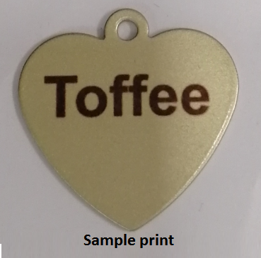 Pendants / Pet Tags/ Dog tag (Metal) Heart shape