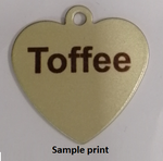 Pendants / Pet Tags/ Dog tag (Metal) Heart shape