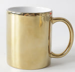 Mugs Metallic Chrome Gold