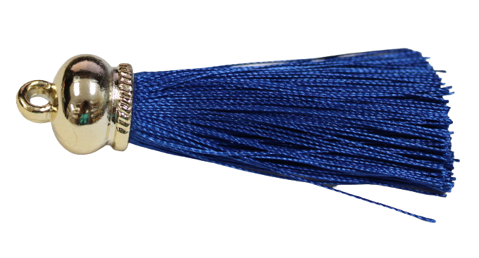 Tassels 65mm Sapphire Blue