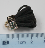 Tassels 25mm Hexagon Black