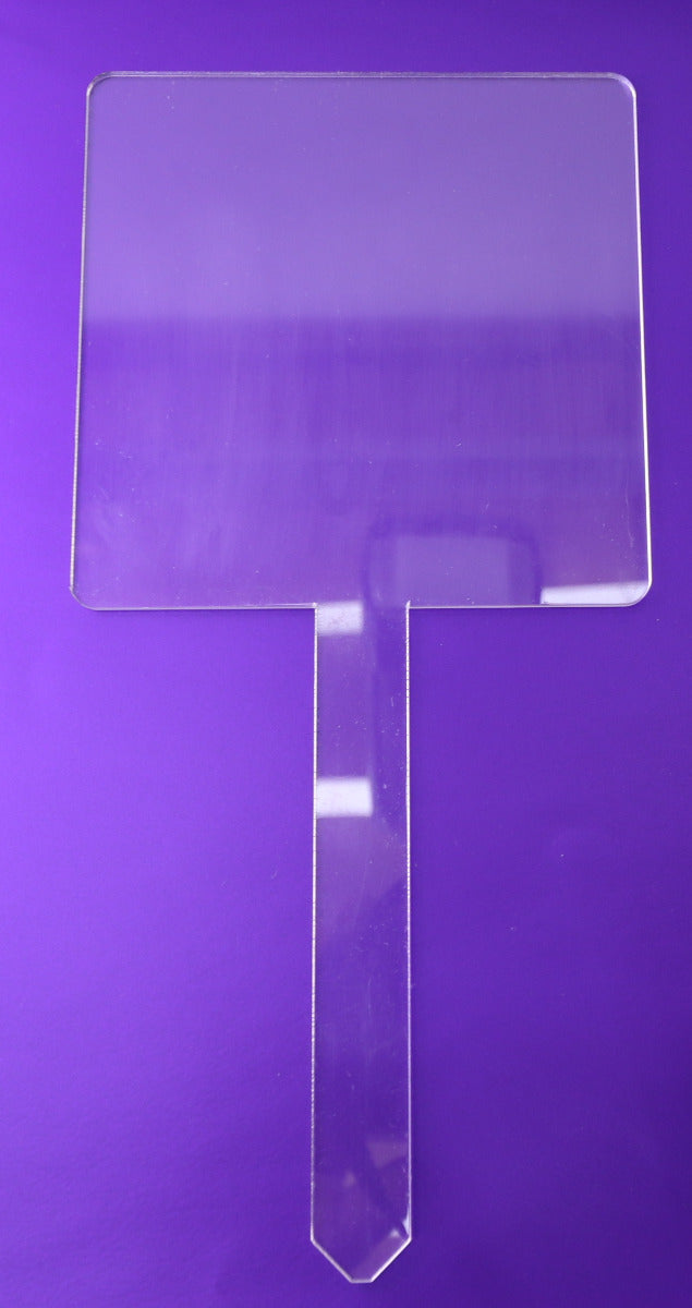 Cake Toppers Acrylic Perspex Square
