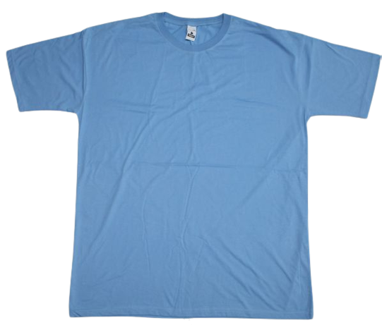 T-shirt 180 gram Light Blue Large