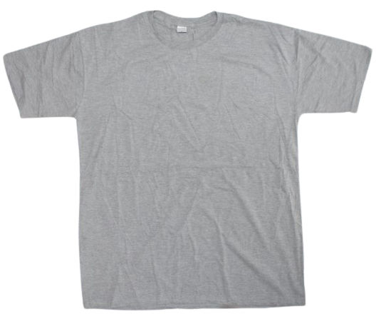 T-shirt 180 gram Light Grey Melange X-Small or 16-17yrs