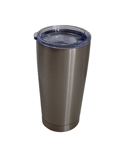 Sippy Cup Travel Mug 600ml Double walled Silver