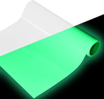 HTV Luminous / Glow in Dark - White turns Yellow Green 2pcs 25x30cm