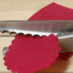 Scissors 9.5 inch Large Scallop 7mm
