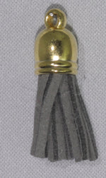 Tassels Gold 35mm Grey No 19
