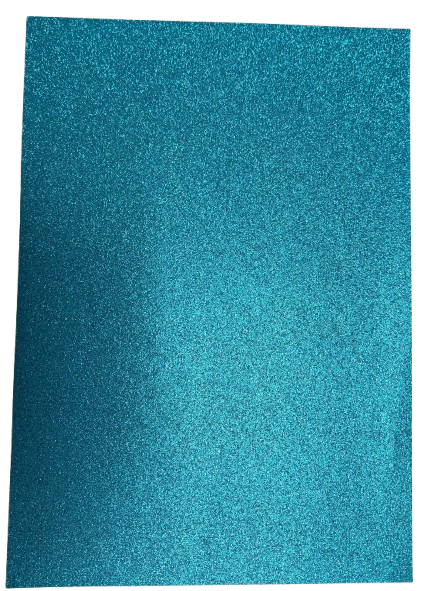 Cardstock Glitter Lake Blue A4 5pcs