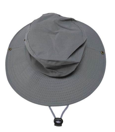 Cap Cricket Safari New Style Round Brim Grey