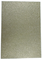 Cardstock Glitter Light Gold 250g A4 5pcs