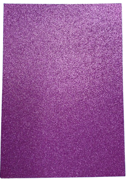 Cardstock Glitter Purple Pink A4 5pcs