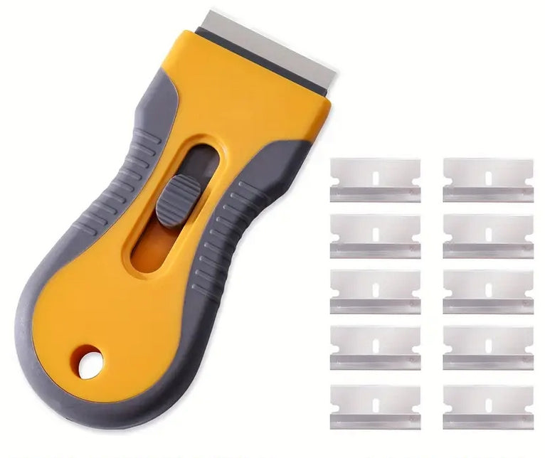 Vinyl Remover Scrapping tool and 10 Blades