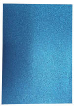 Cardstock Glitter Sapphire Blue A4 5pcs